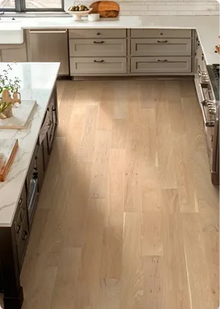 Kitchen hardwood flooring | CR Carpet